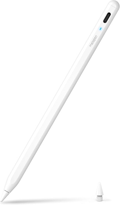 Metapen A8 Stylus Pen for iPad 2018-2026,Magnetic Attach & Palm Rejection