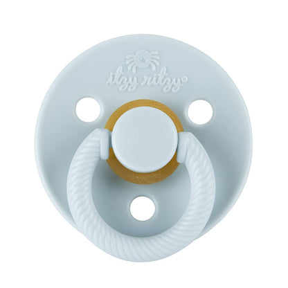 Itzy Ritzy Natural Rubber Pacifiers for 0–6 Mos, Set of 2, Blossom/Rosewood
