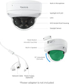 REOLINK Duo 2V PoE 8MP Dual-Lens PoE Camera with IK10 Vandal-Proof