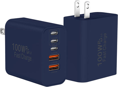 USB C Super Fast Charger Block, 100W USBC Charging Block Wall Plug Adapter