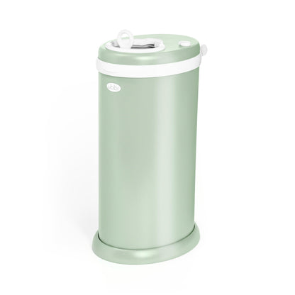 Ubbi Stainless Steel Diaper Pail, No Special Bags, Odor-Locking, White