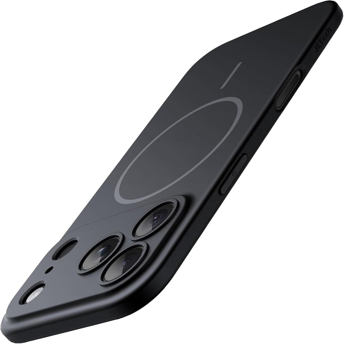 JETech Magnetic Slim Case for iPhone 18 Pro, Dark Cherry