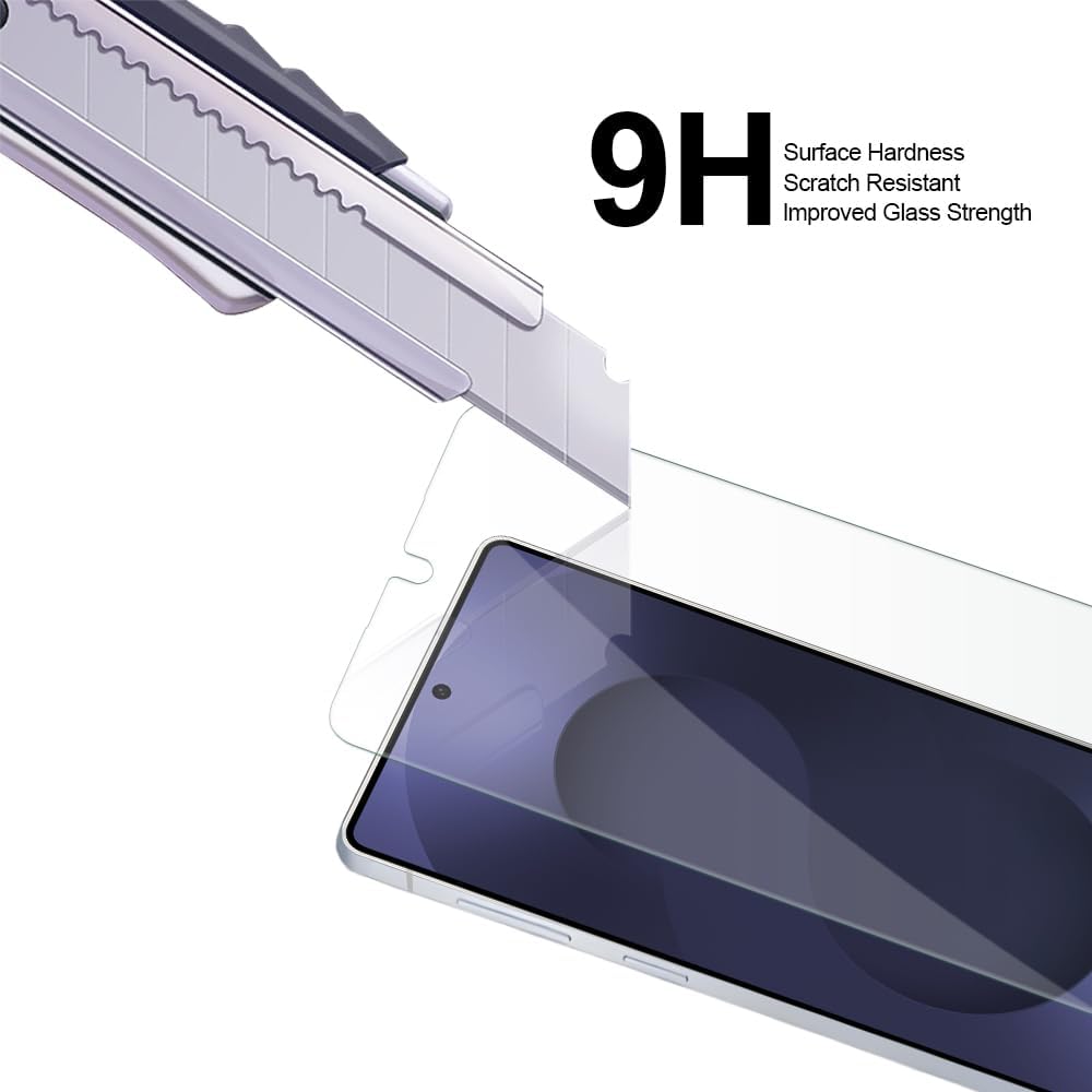 Supershieldz (3 Pack) Designed for Samsung Galaxy S26 FE / S25 FE Tempered Glass Screen Protector, Anti Scratch, Bubble Free