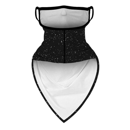 YAYOUREL Neck Gaiter Face Mask Bandanas for Men Women UV Face Scarf Cover Ear Loop Hole Facemask for Fishing Running Cycling