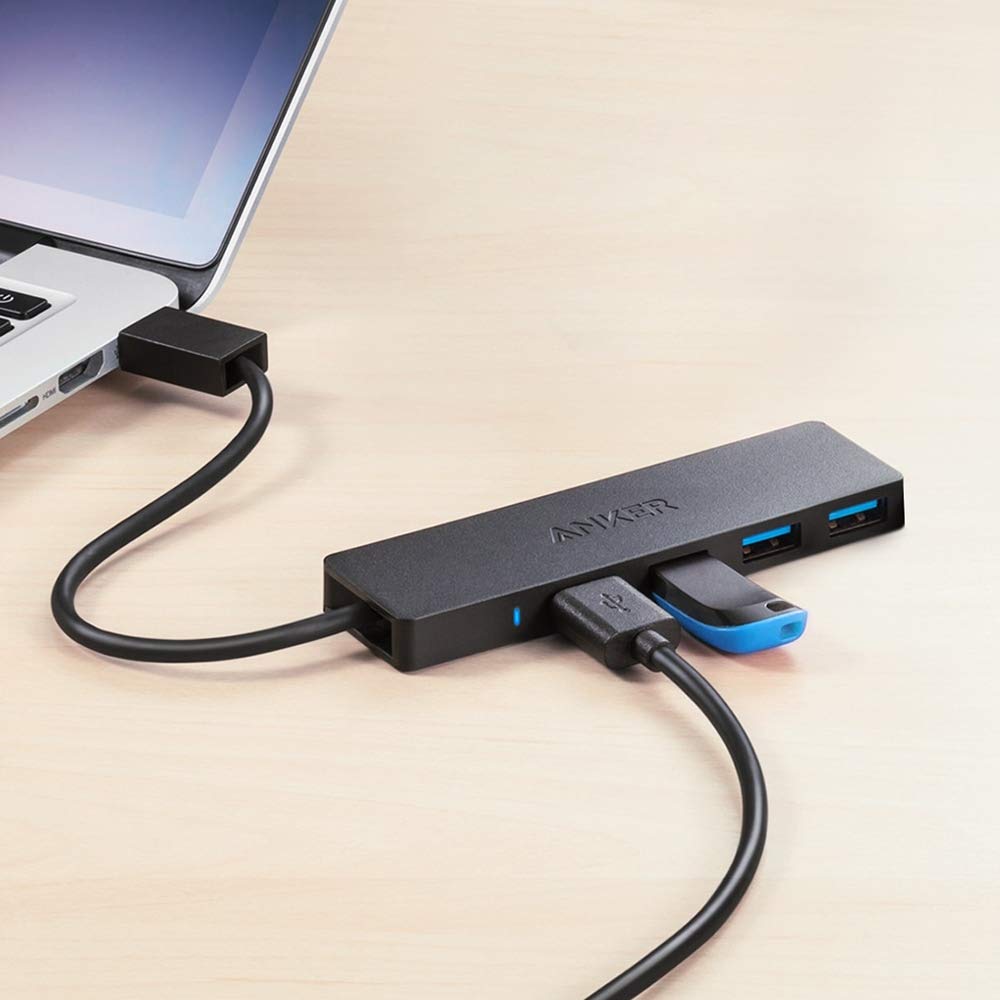 Anker USB Hub, 4-in-1 USB Splitter, 4 USB-A Ports with 5Gbps Data Transfer