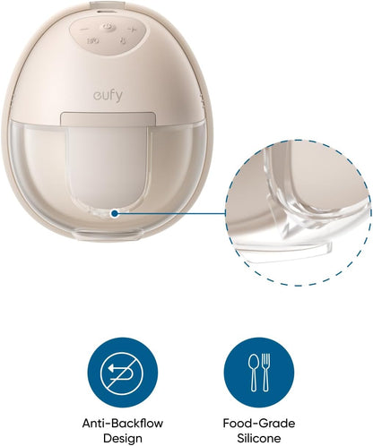 eufy Breast Pump E10/E20/S1/S1 Pro, Duckbill Valves (4-Pack)