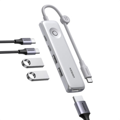 UGREEN USB C Hub 5 in 1 Multiport USB Adapter 4K HDMI, 100W Power Delivery