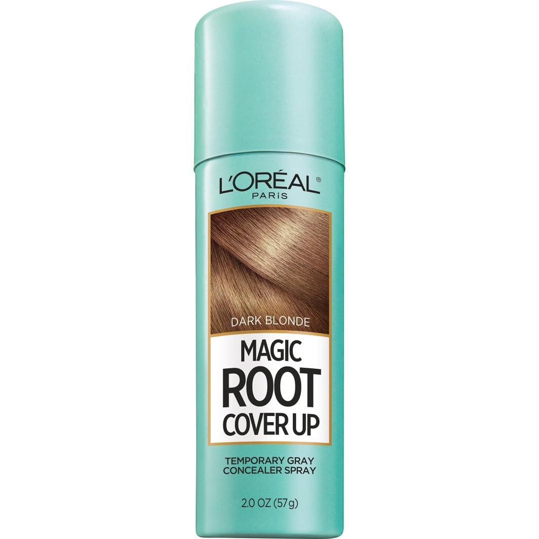 L'Oreal Paris Magic Root Gray Hair Cover Up, Medium Brown, 2 oz, 2 Count