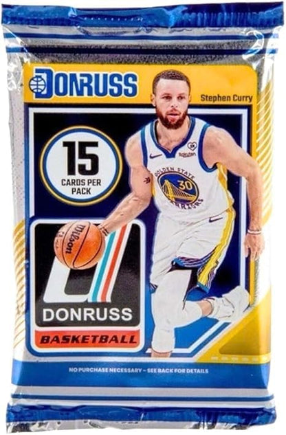 2024-25 Donruss Basketball Mega Pack with 15 Cards + Toploader + StreetCards Magnet!