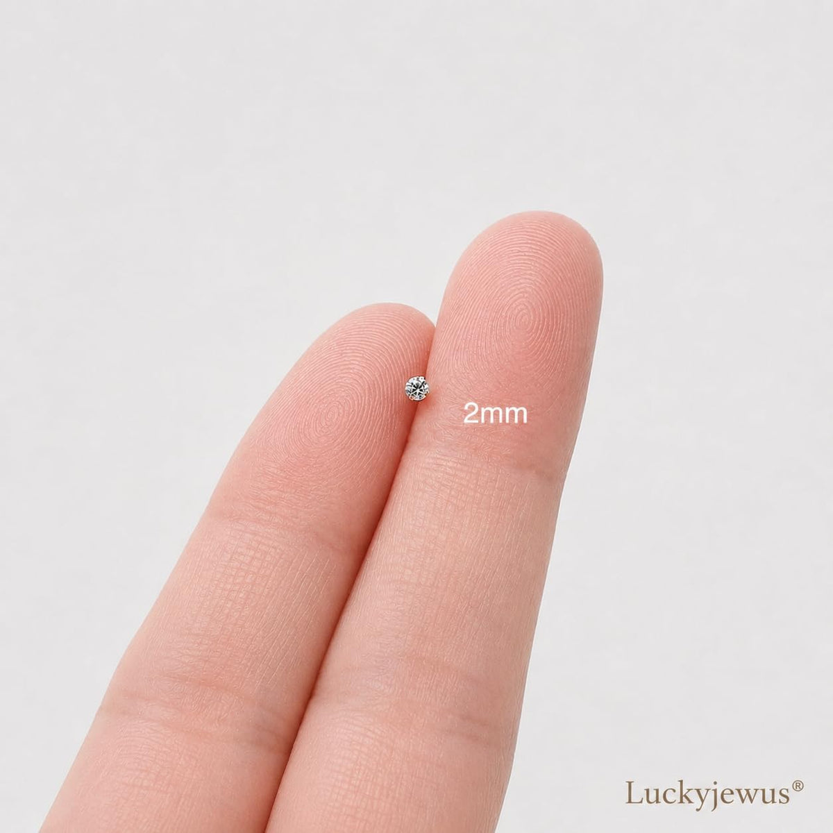 925 Sterling Silver Nose Ring Stud for Women, 18G/20G/22G/24G, L Shaped