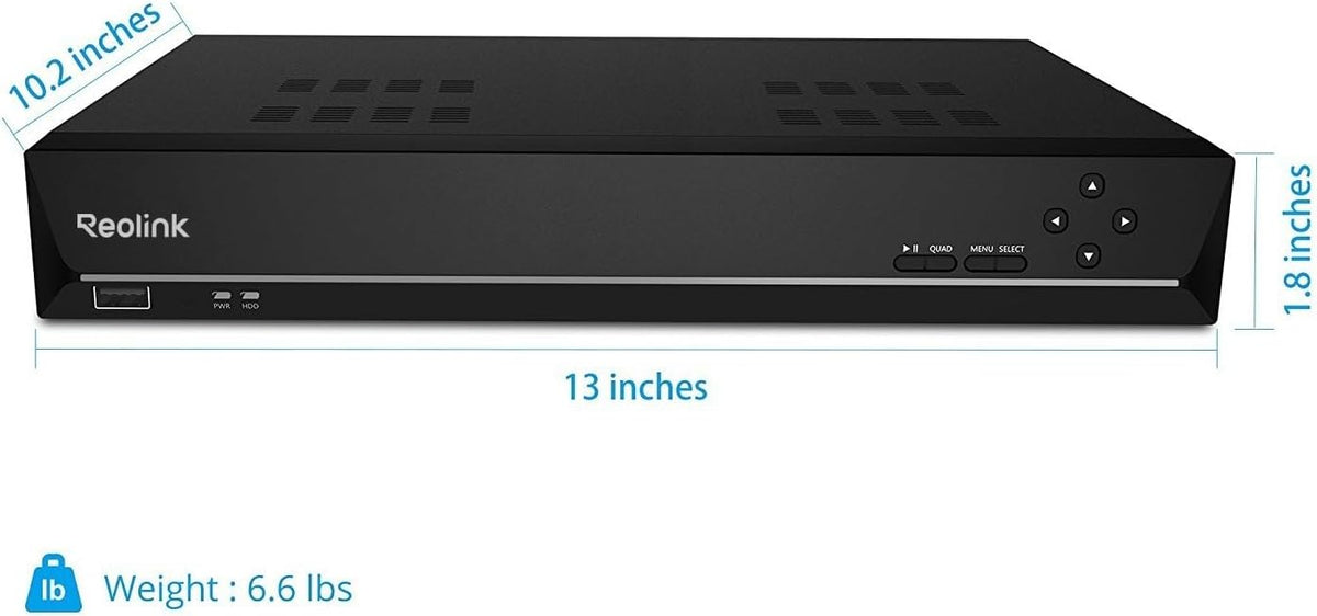 REOLINK RLN16-410 16CH NVR Network Video Recorder PoE Security System