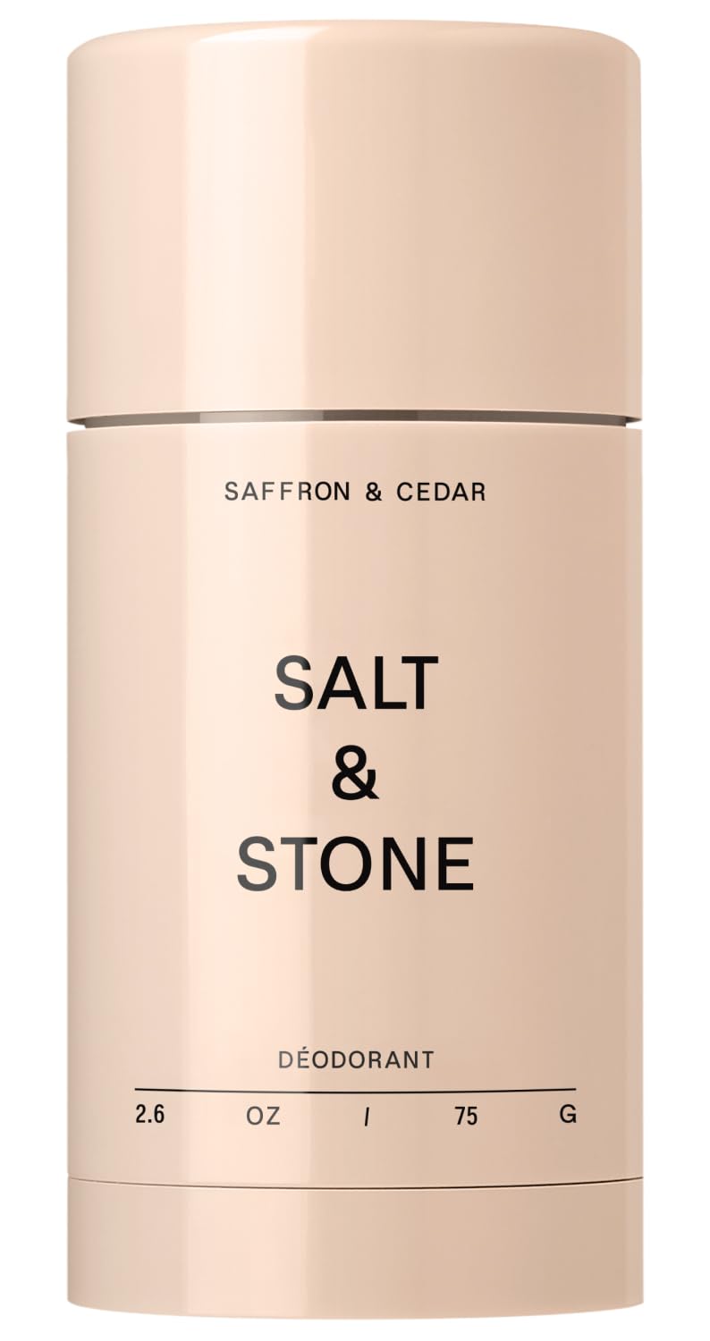 Salt & Stone Aluminum-Free Deodorant, Women & Men Santal & Vetiver 2.6 oz