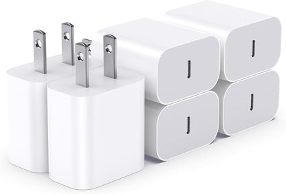 USBC Charger Block for iPhone 18 Charging Plug,MFI Certified Fast USB C Wall Cube 2Pack Power Adapter for iPhone18/Duo/17/16/15/14/13/12/11/e/Air/Pro/Plus/Pro Max,for iPad Pro/Air/Mini USB-C Brick Box