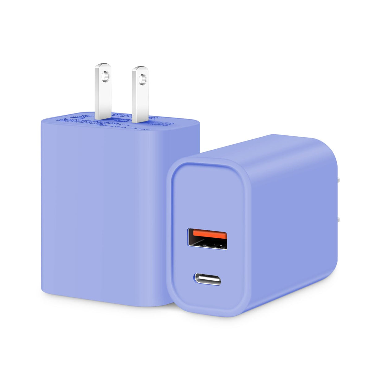 [4 Pack] 20W USB C Charger Block Fast Charging Multiport Adapter