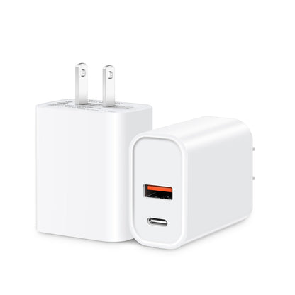 [4 Pack] 20W USB C Charger Block Fast Charging Multiport Adapter