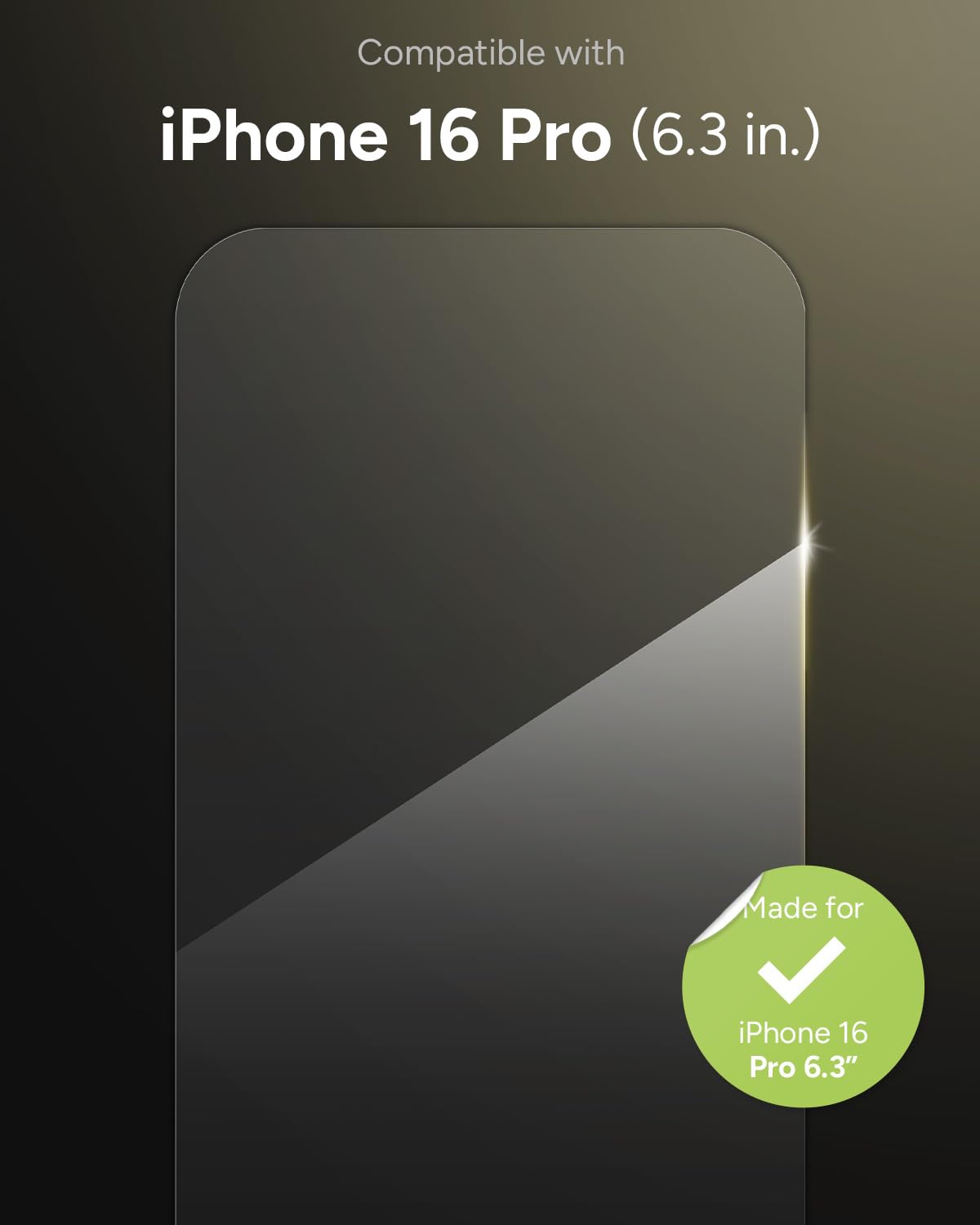 ZAGG Glass+ Screen Protector for iPhone 17