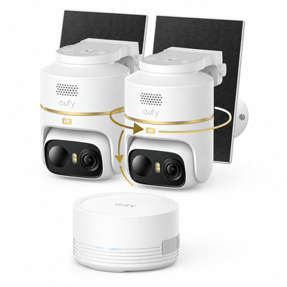eufy Security eufyCam C37, Solar Cameras Wireless Outdoor,2K Resolution