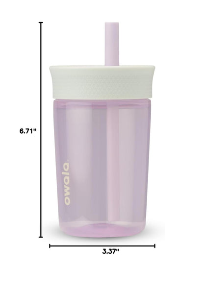 Owala Tumbler Kids Plastic Water Bottle 15 oz Home Base