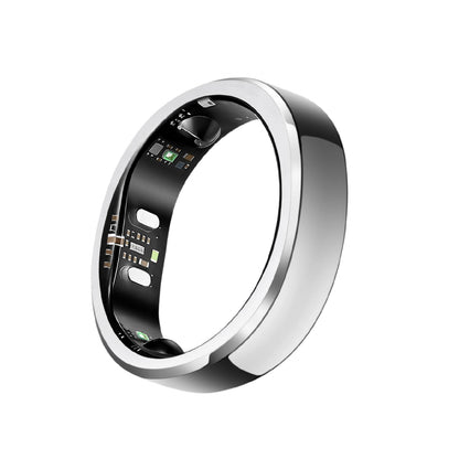 RingConn Gen 3 Smart Ring - Vascular Trends(Size 8, Future Silver)