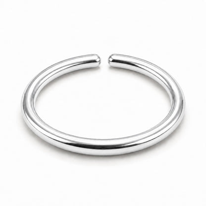 Small Thin Gold or Sterling Silver Nose Ring Hoop for Women, 20G/22G/24G