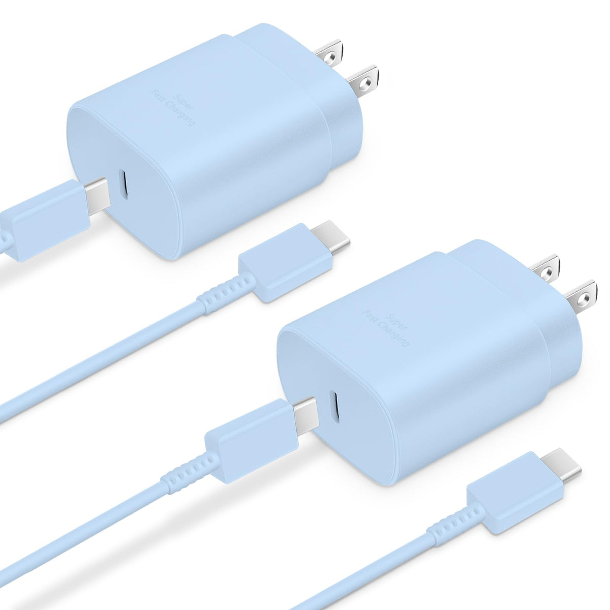 Type C Charger Fast Charging 2-Pack 25W Long 6FT USB C Cable