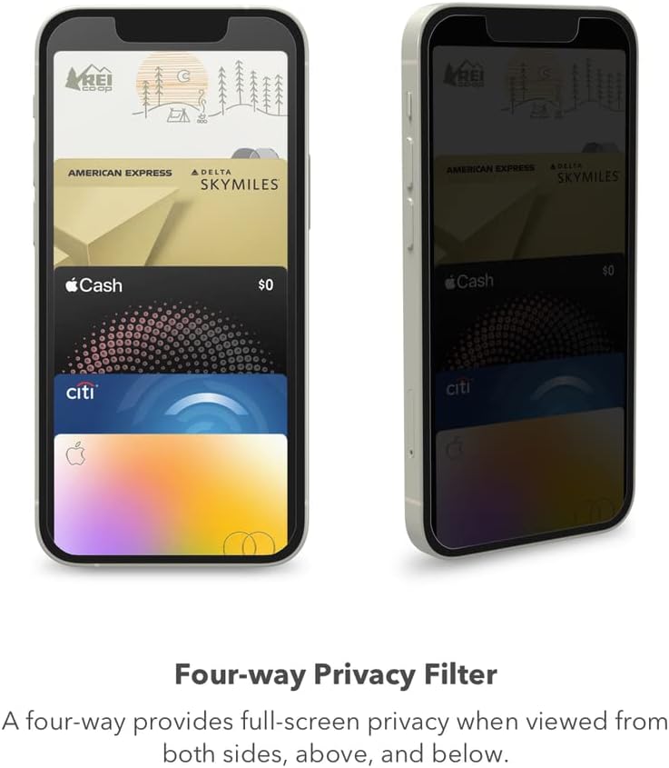 ZAGG Glass Elite Privacy Screen Protector for iPhone 17 Pro Max