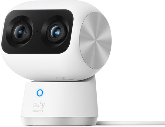 eufy Security 4K Indoor Cam S350, No Subscription, Dual Cameras, 8× Zoom