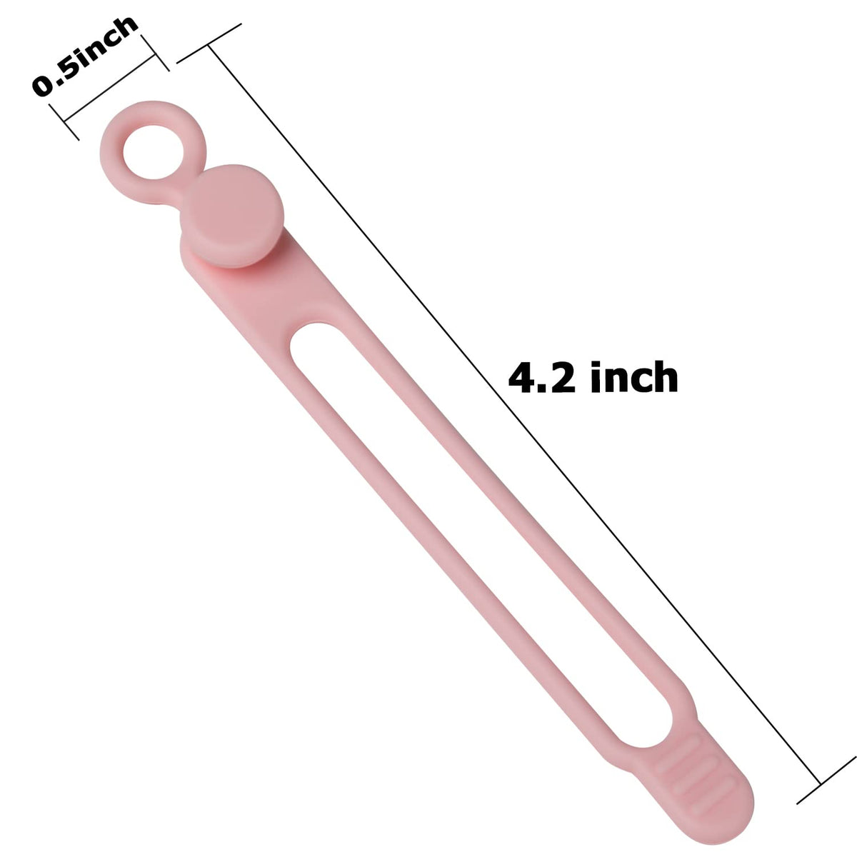 Silicone Cable Ties, Cord Organizer Cable Management,2Sizes-Grey