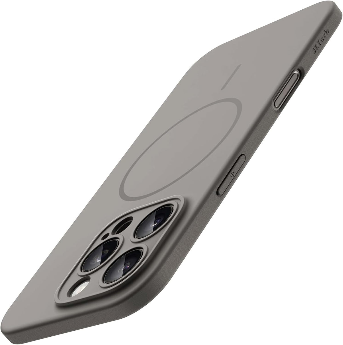 JETech Magnetic Slim Case for iPhone 18 Pro, Dark Cherry
