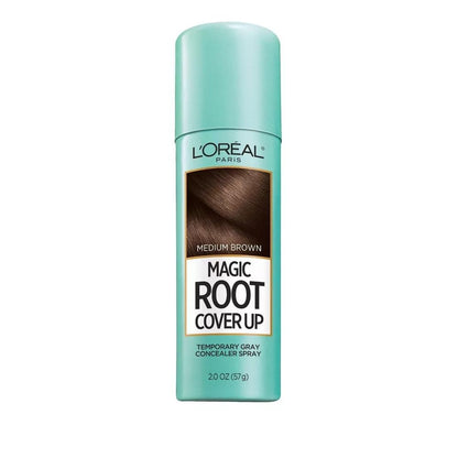 L'Oreal Paris Magic Root Gray Hair Cover Up, Medium Brown, 2 oz, 2 Count