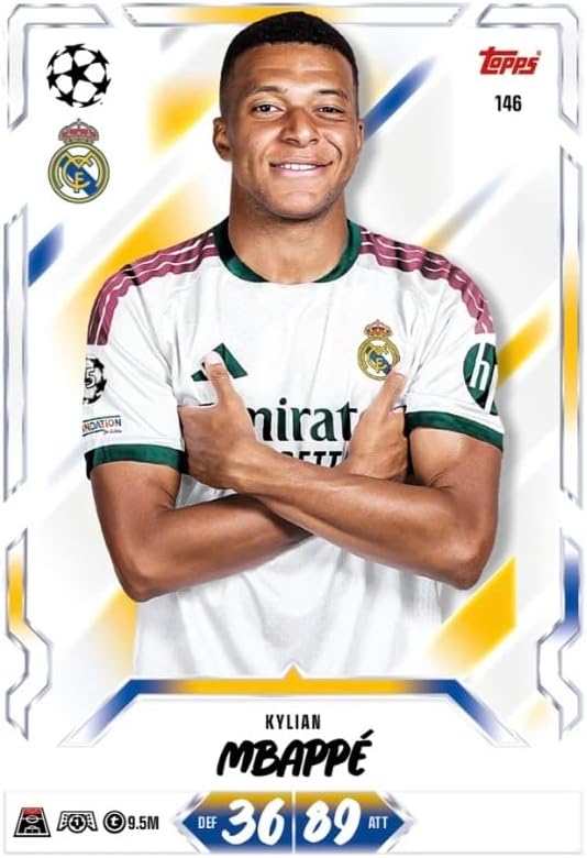 Topps Match Attax 26/27 – Mega Multipack 2027 35 Trading Soccer Cards 4 Boosters + 3 Limited Editions