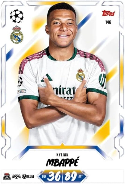 Topps Match Attax 26/27 – Mega Multipack 2027 35 Trading Soccer Cards 4 Boosters + 3 Limited Editions