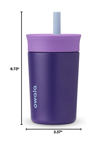 Owala Tumbler Kids Plastic Water Bottle 15 oz Home Base