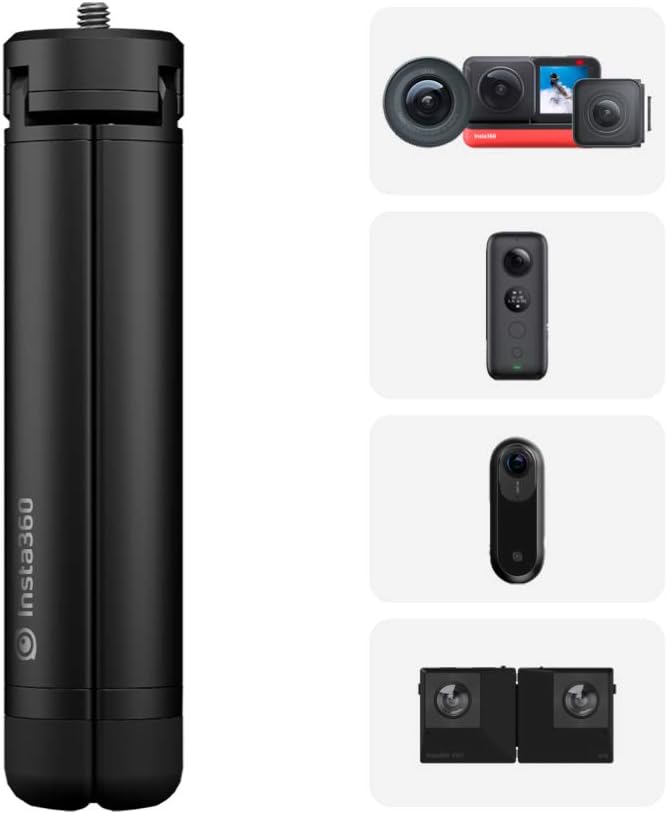 Insta360 All-Purpose Tripod Stand 1/4'' Mounting Screw X3 ONE RS, ONE X2