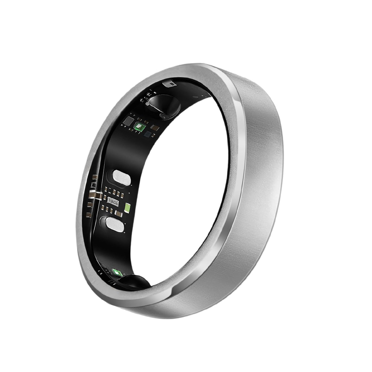 RingConn Gen 3 Smart Ring - Vascular Trends(Size 8, Future Silver)