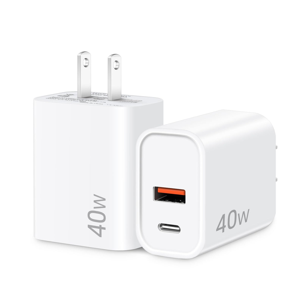 [4 Pack] 20W USB C Charger Block Fast Charging Multiport Adapter