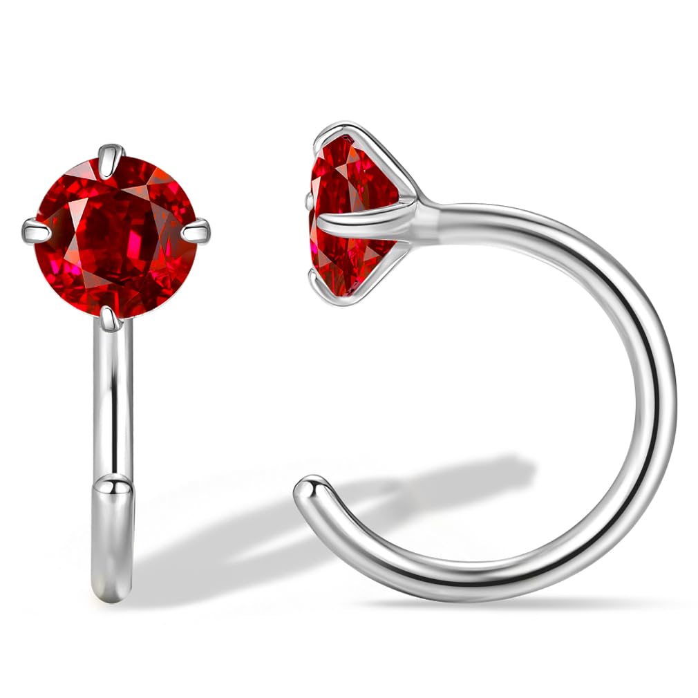 925 Sterling Silver Small Huggie Half Hoop Earrings for Women