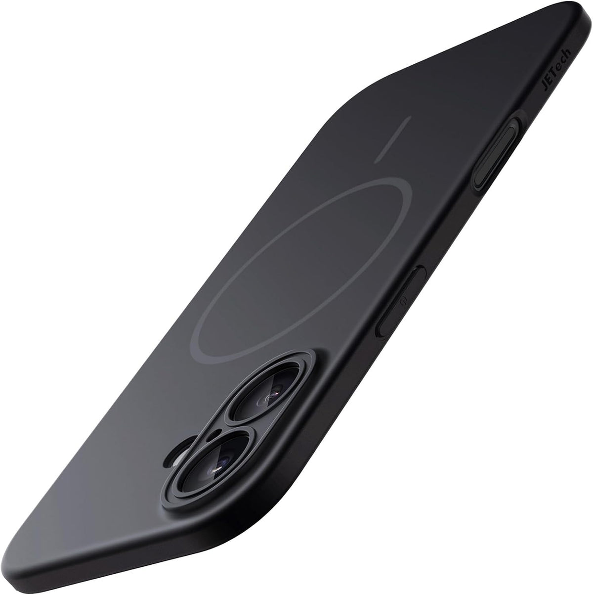 JETech Magnetic Slim Case for iPhone 18 Pro, Dark Cherry