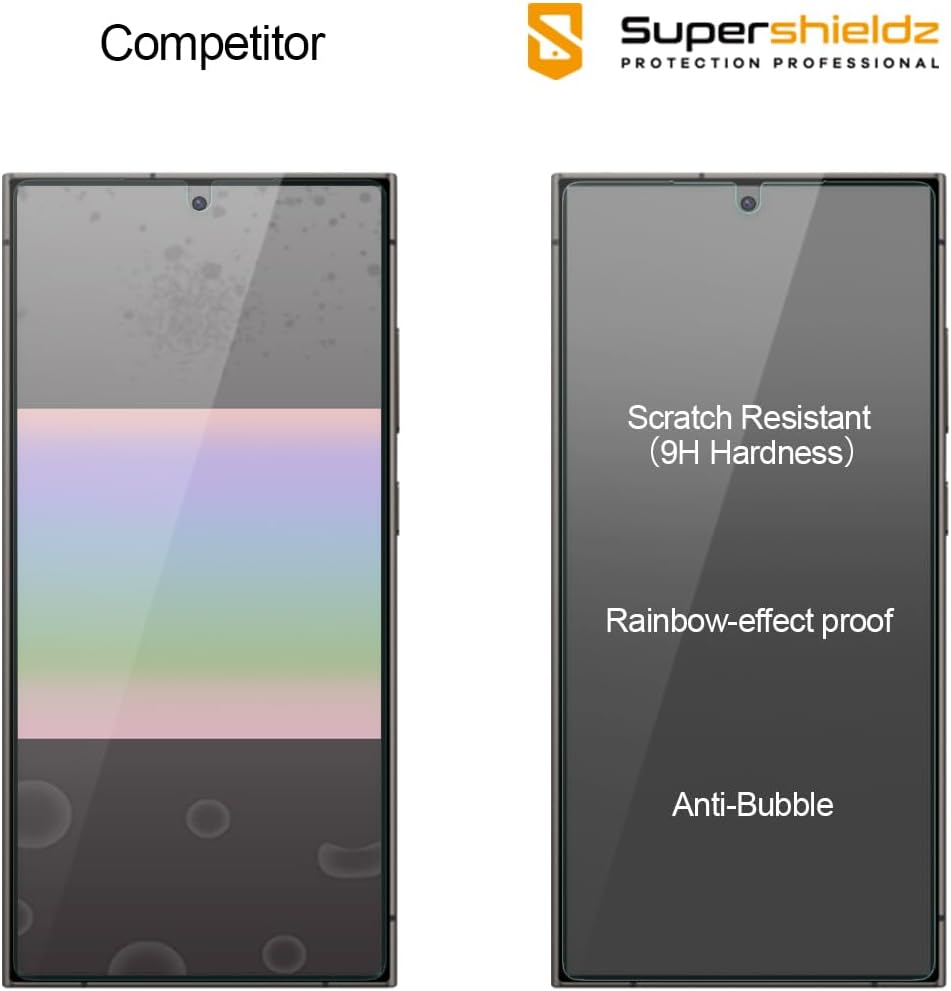 Supershieldz (3 Pack) Designed for Samsung Galaxy S26 FE / S25 FE Tempered Glass Screen Protector, Anti Scratch, Bubble Free