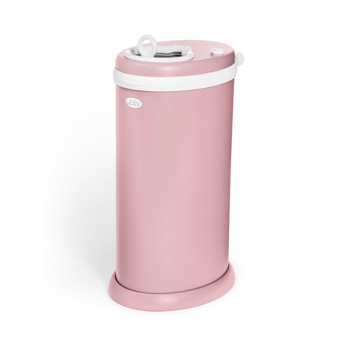 Ubbi Stainless Steel Diaper Pail, No Special Bags, Odor-Locking, White