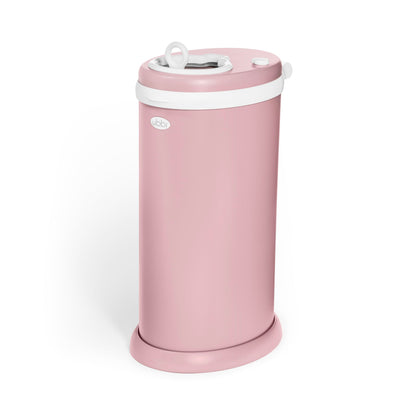 Ubbi Stainless Steel Diaper Pail, No Special Bags, Odor-Locking, White