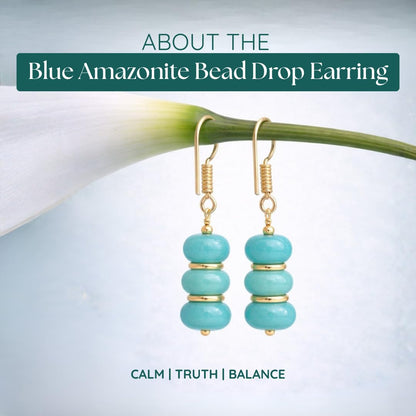 Gempires Beaded Gemstone Dangle Earrings for Women, Boho Gold Birthstone