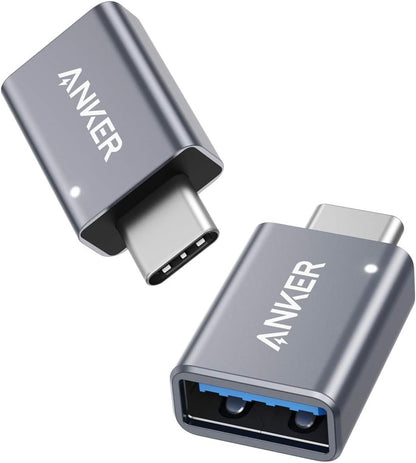 Anker USB C Adapter (2 Pack), USB C to USB Adapter High-Speed Data Transfer
