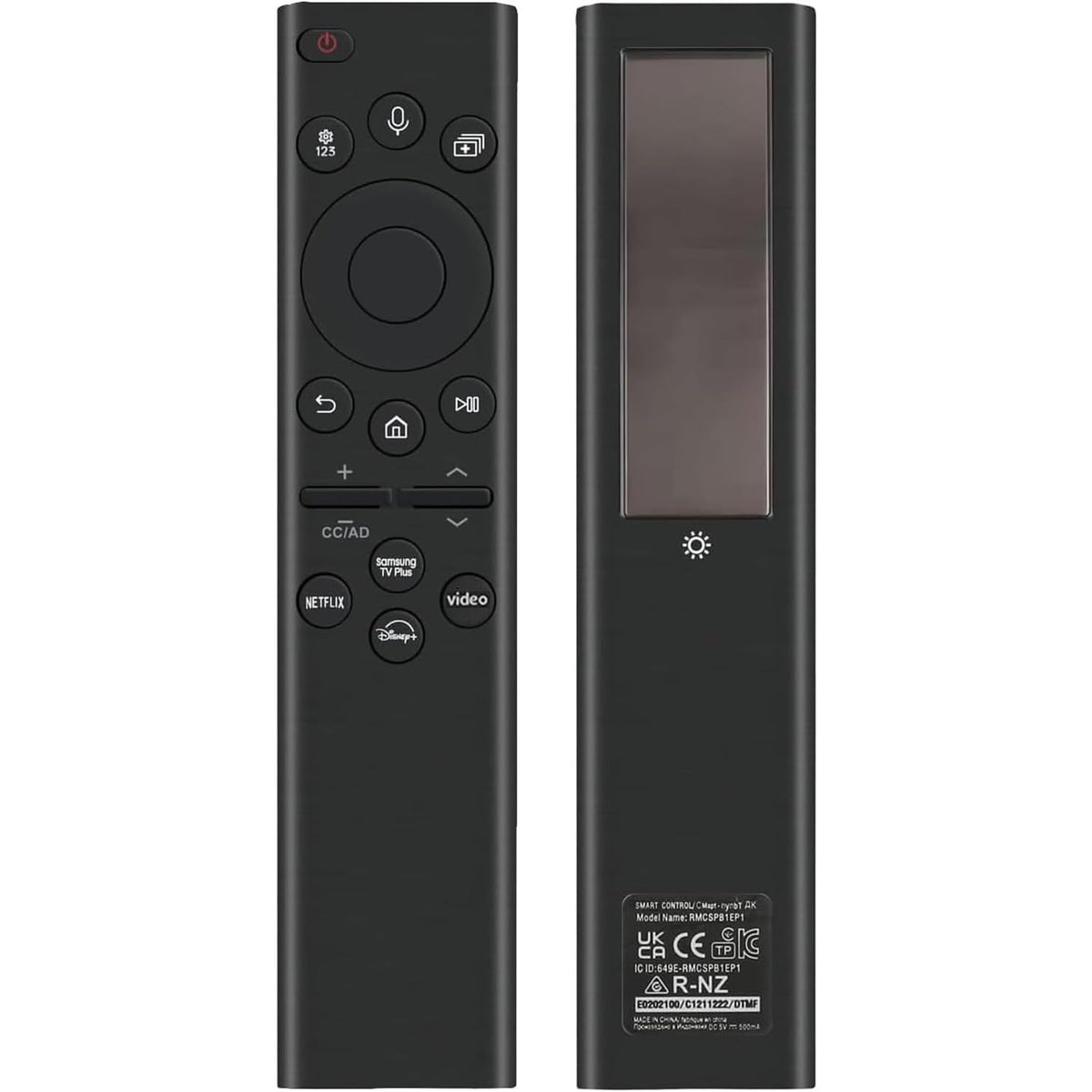 Rechargeable TV Remote for Samsung Smart TVs. Replacement Voice Remote.