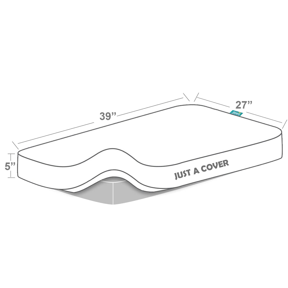 Crib Mattress Protector Sheets Fitted Waterproof Mattress Pad Cover 2 Pack