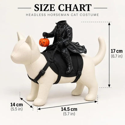 Light Up Headless Horseman Pet Costume for Dogs and Cats S/M/L