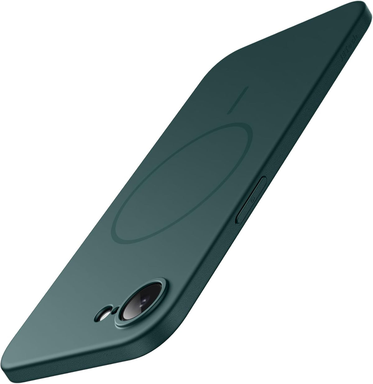 JETech Magnetic Slim Case for iPhone 18 Pro, Dark Cherry