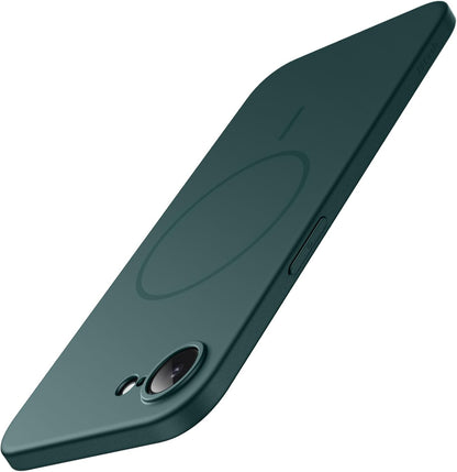 JETech Magnetic Slim Case for iPhone 18 Pro, Dark Cherry