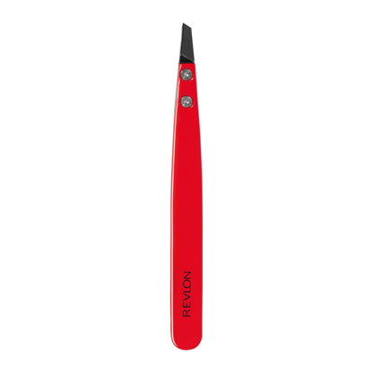 Revlon Expert Slant Tip Tweezer, Black, 1 Count