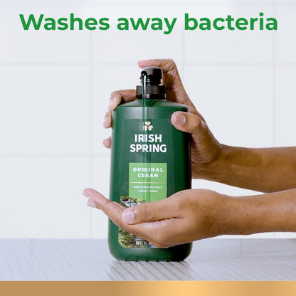 Irish Spring Body Wash for Men, Original Scent, 887 mL